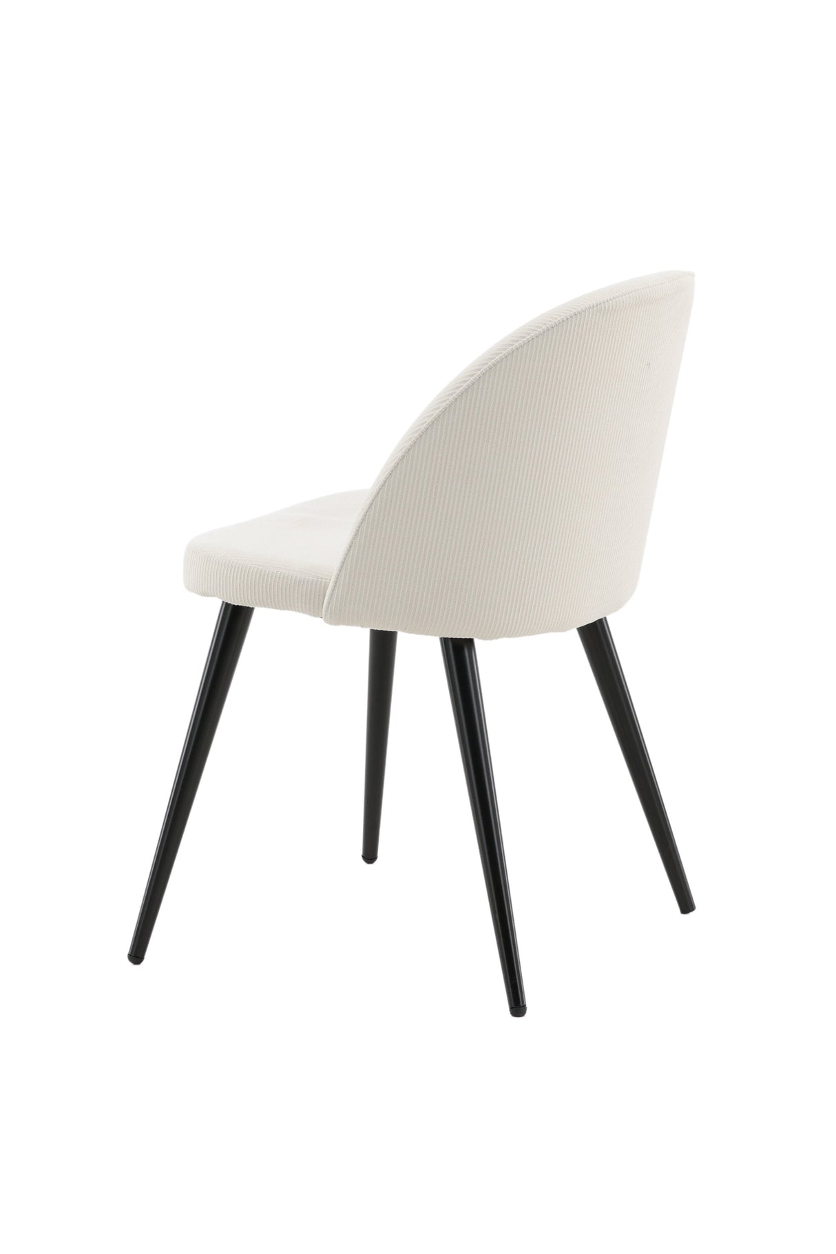 Velvet Esszimmerstuhl - créme/Polyester - Kord - Essstühle - ALVAHOME