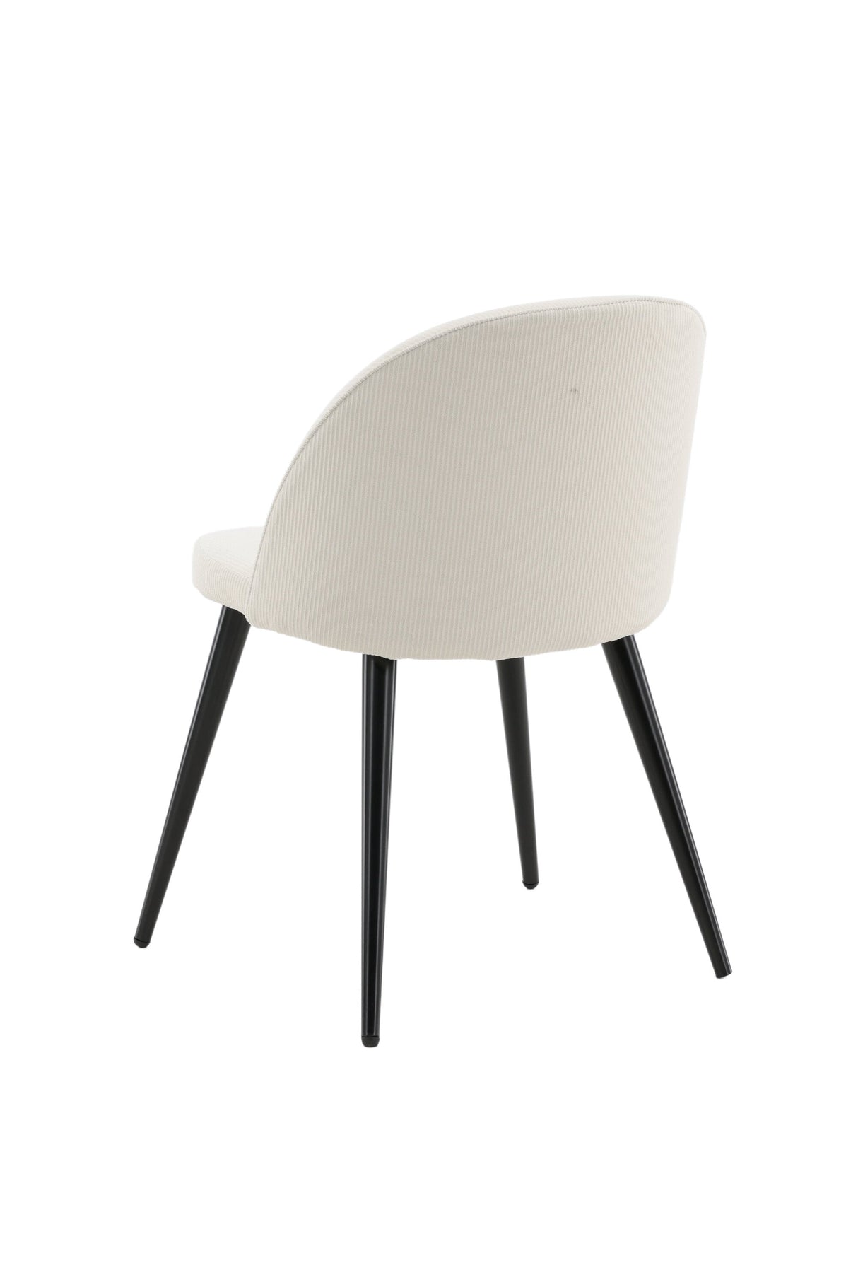 Velvet Esszimmerstuhl - créme/Polyester - Kord - Essstühle - ALVAHOME