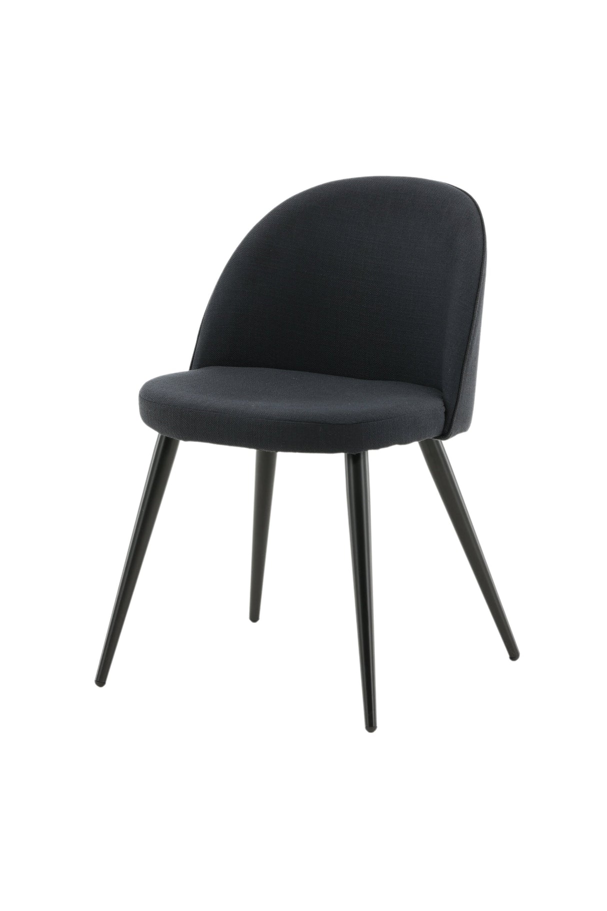 Velvet Esszimmerstuhl - schwarz/Polyester - Essstühle - ALVAHOME