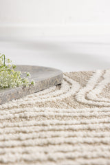 Vera Badezimmermatte - beige/Polyester - Badezimmermatten - ALVAHOME