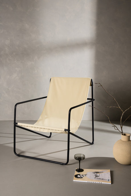 Vernon Sessel - beige/Stahl - Sessel - ALVAHOME