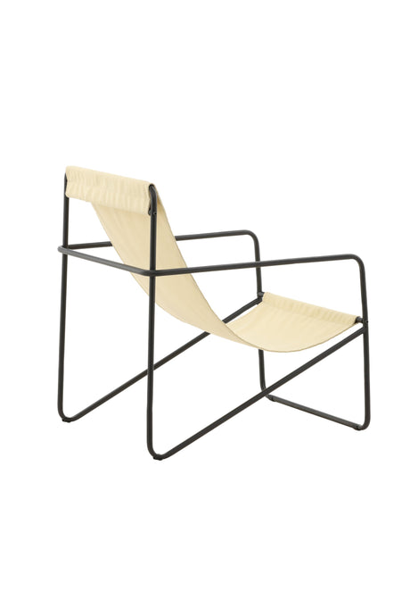 Vernon Sessel - beige/Stahl - Sessel - ALVAHOME