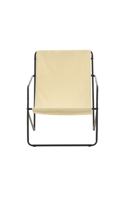 Vernon Sessel - beige/Stahl - Sessel - ALVAHOME