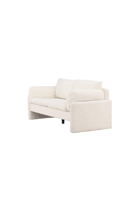 Vindel 2 - Sitzer Sofa - weiß/Polyester - Teddy - 2 - Sitzer Sofas - ALVAHOME