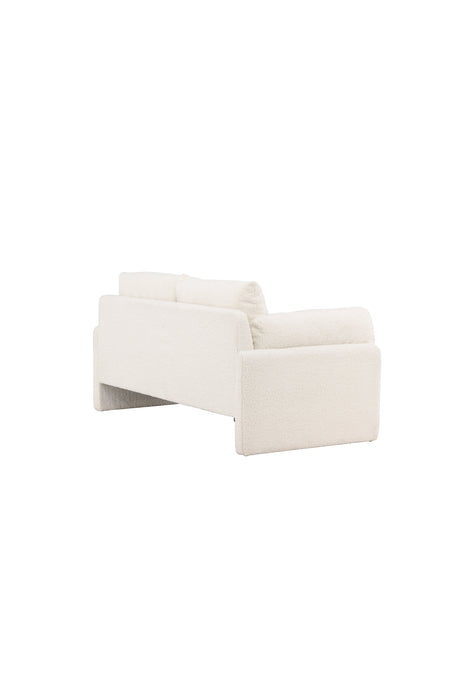 Vindel 2 - Sitzer Sofa - weiß/Polyester - Teddy - 2 - Sitzer Sofas - ALVAHOME