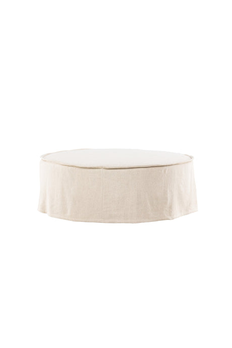 Vindö Ottoman - beige/Baumwolle - Ottomane / Poufs - ALVAHOME