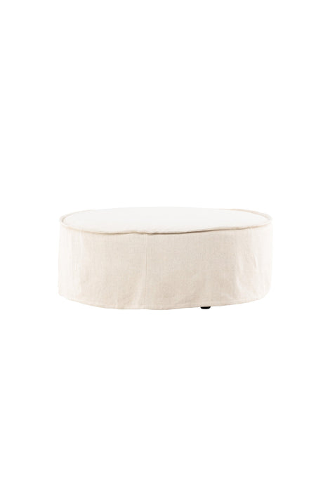 Vindö Ottoman - beige/Baumwolle - Ottomane / Poufs - ALVAHOME