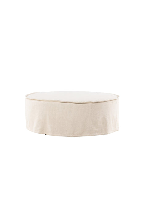 Vindö Ottoman - beige/Baumwolle - Ottomane / Poufs - ALVAHOME