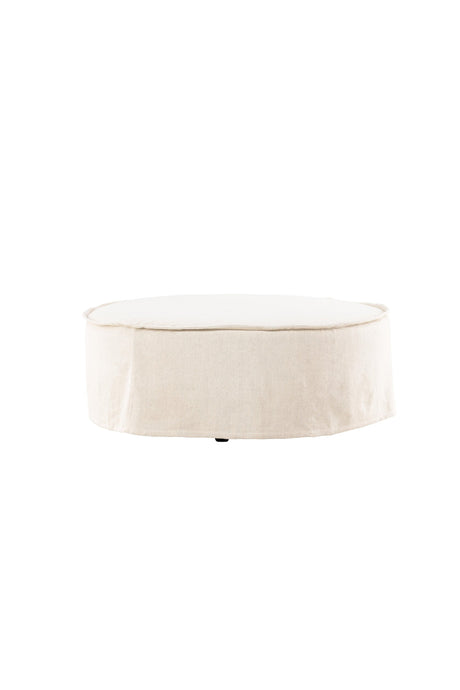 Vindö Ottoman - beige/Baumwolle - Ottomane / Poufs - ALVAHOME