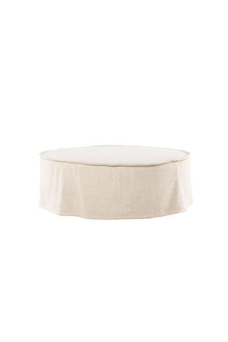 Vindö Ottoman - beige/Baumwolle - Ottomane / Poufs - ALVAHOME