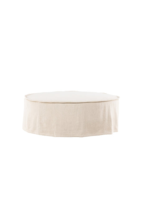 Vindö Ottoman - beige/Baumwolle - Ottomane / Poufs - ALVAHOME