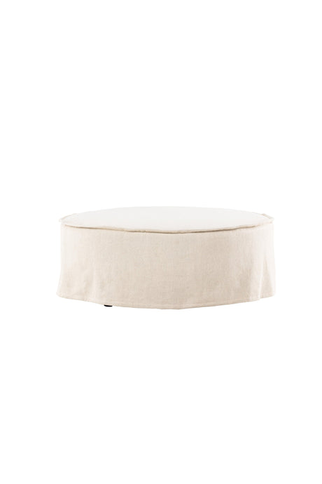 Vindö Ottoman - beige/Baumwolle - Ottomane / Poufs - ALVAHOME