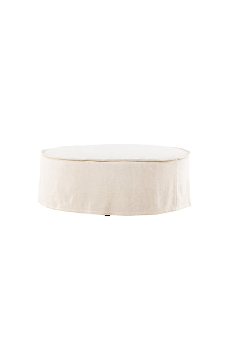 Vindö Ottoman - beige/Baumwolle - Ottomane / Poufs - ALVAHOME