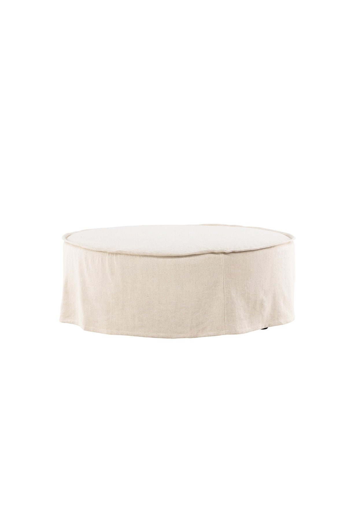 Vindö Ottoman - beige/Baumwolle - Ottomane / Poufs - ALVAHOME