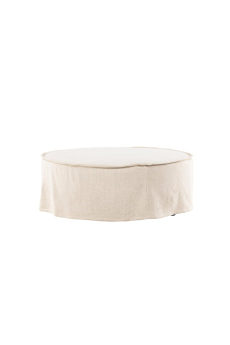 Vindö Ottoman - beige/Baumwolle - Ottomane / Poufs - ALVAHOME