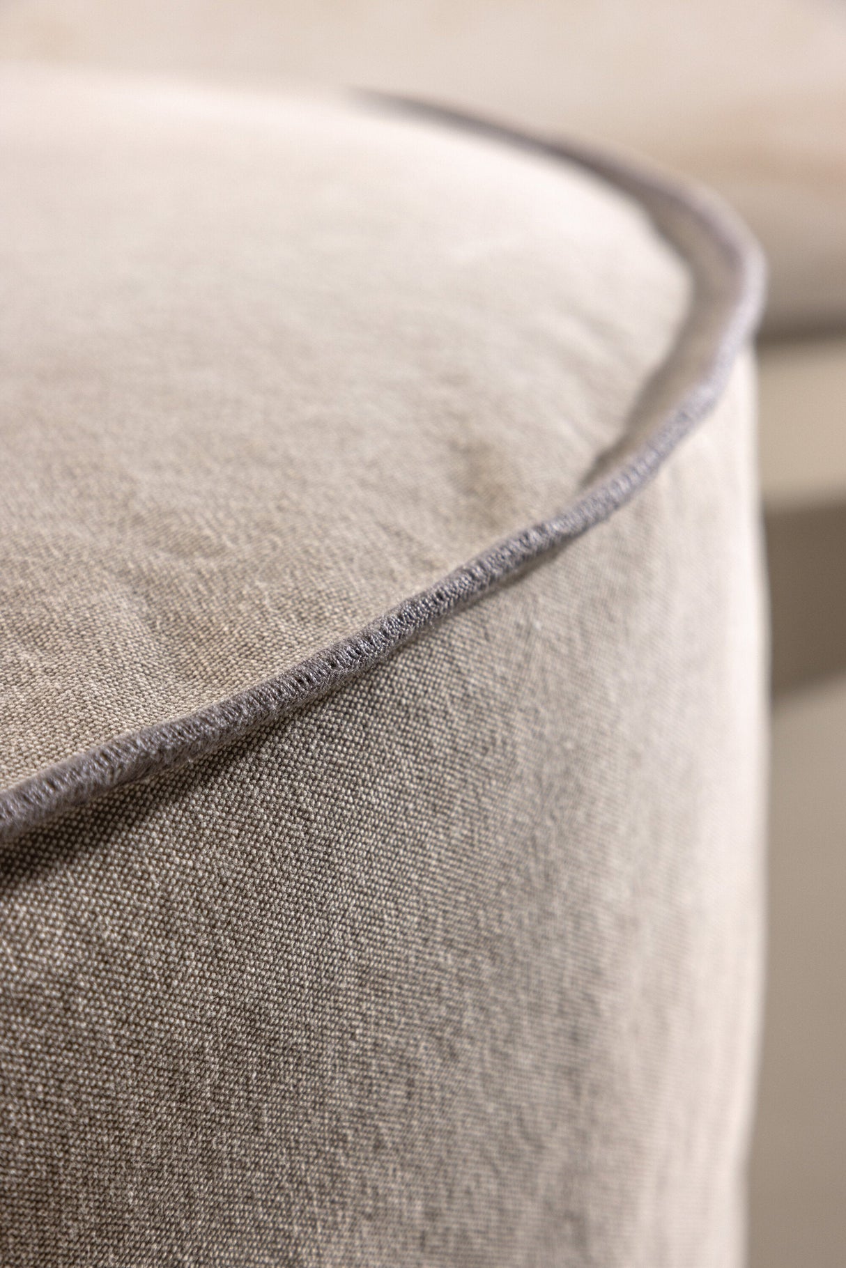 Vindö Ottoman - braun/Baumwolle - Ottomane / Poufs - ALVAHOME