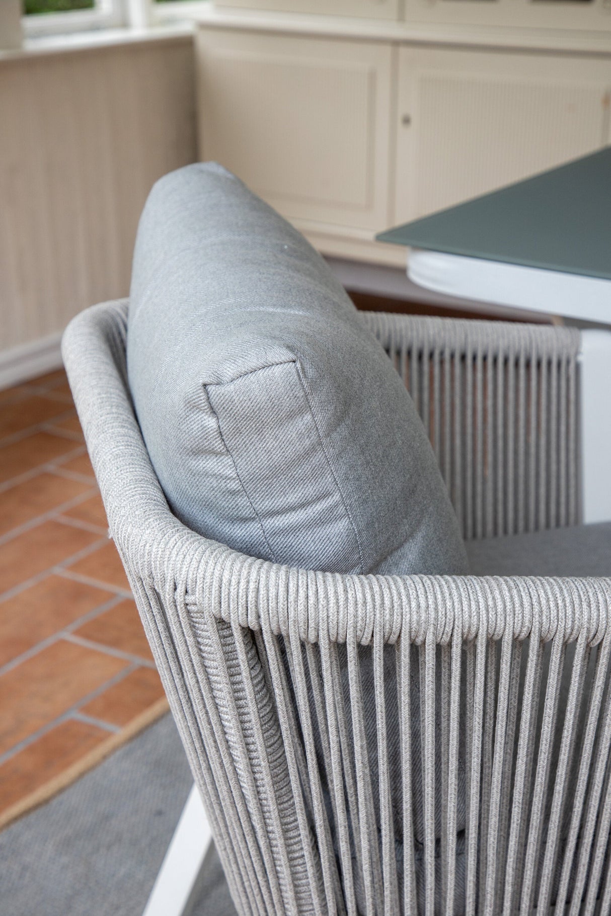 Virya Outdoor - Essstuhl - grau/Rope - Outdoor - Essstühle - ALVAHOME