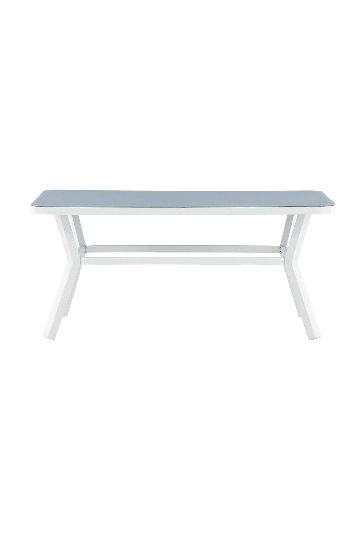 Virya Outdoor - Esstisch rechteckig - grau/Mattglas - Outdoor - Esstische (rechteckig) - ALVAHOME