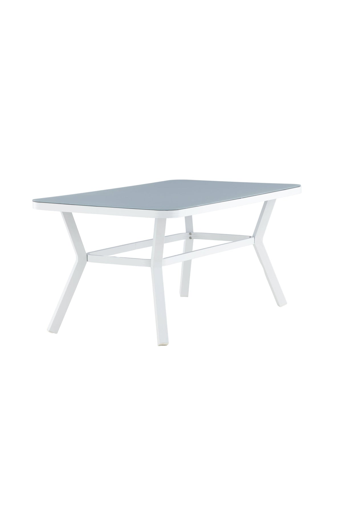 Virya Outdoor - Esstisch rechteckig - grau/Mattglas - Outdoor - Esstische (rechteckig) - ALVAHOME