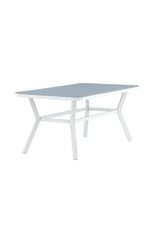 Virya Outdoor - Esstisch rechteckig - grau/Mattglas - Outdoor - Esstische (rechteckig) - ALVAHOME