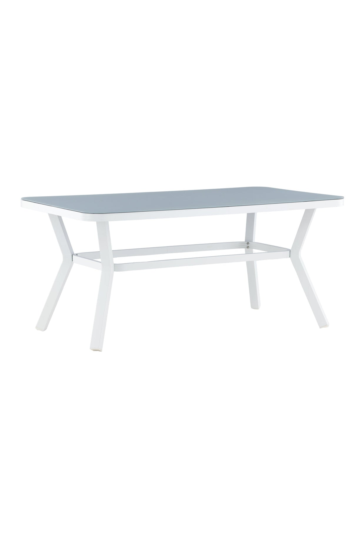 Virya Outdoor - Esstisch rechteckig - grau/Mattglas - Outdoor - Esstische (rechteckig) - ALVAHOME