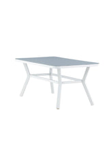 Virya Outdoor - Esstisch rechteckig - grau/Mattglas - Outdoor - Esstische (rechteckig) - ALVAHOME