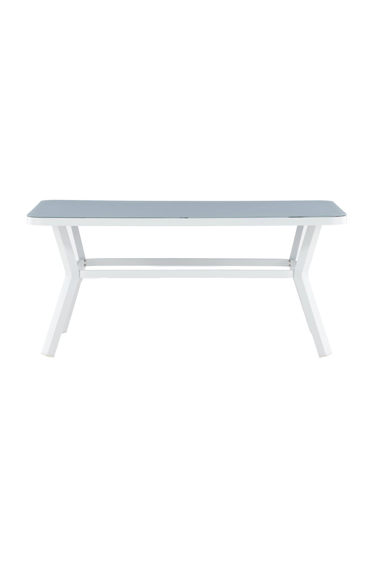 Virya Outdoor - Esstisch rechteckig - grau/Mattglas - Outdoor - Esstische (rechteckig) - ALVAHOME