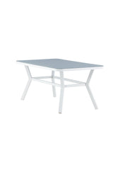 Virya Outdoor - Esstisch rechteckig - grau/Mattglas - Outdoor - Esstische (rechteckig) - ALVAHOME
