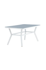 Virya Outdoor - Esstisch rechteckig - grau/Mattglas - Outdoor - Esstische (rechteckig) - ALVAHOME