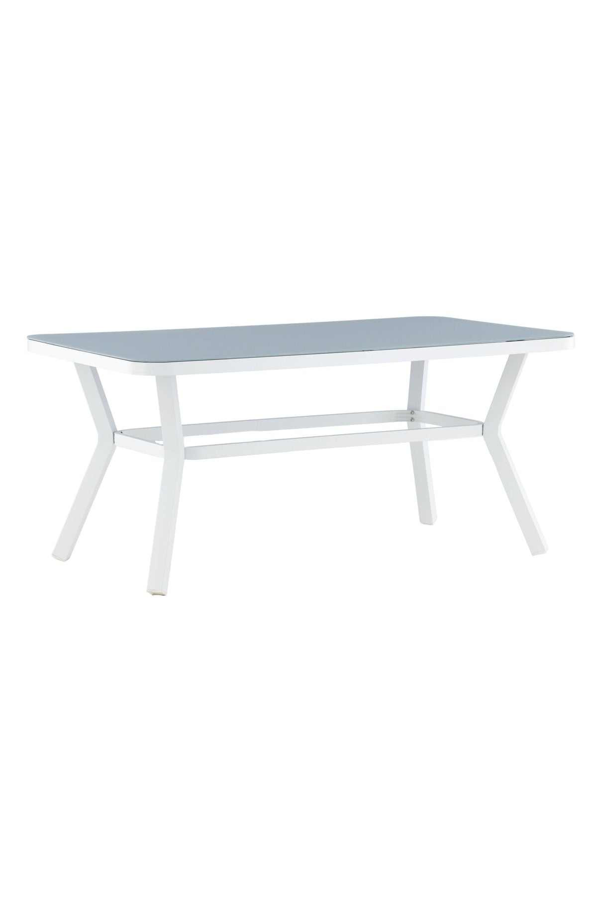 Virya Outdoor - Esstisch rechteckig - grau/Mattglas - Outdoor - Esstische (rechteckig) - ALVAHOME