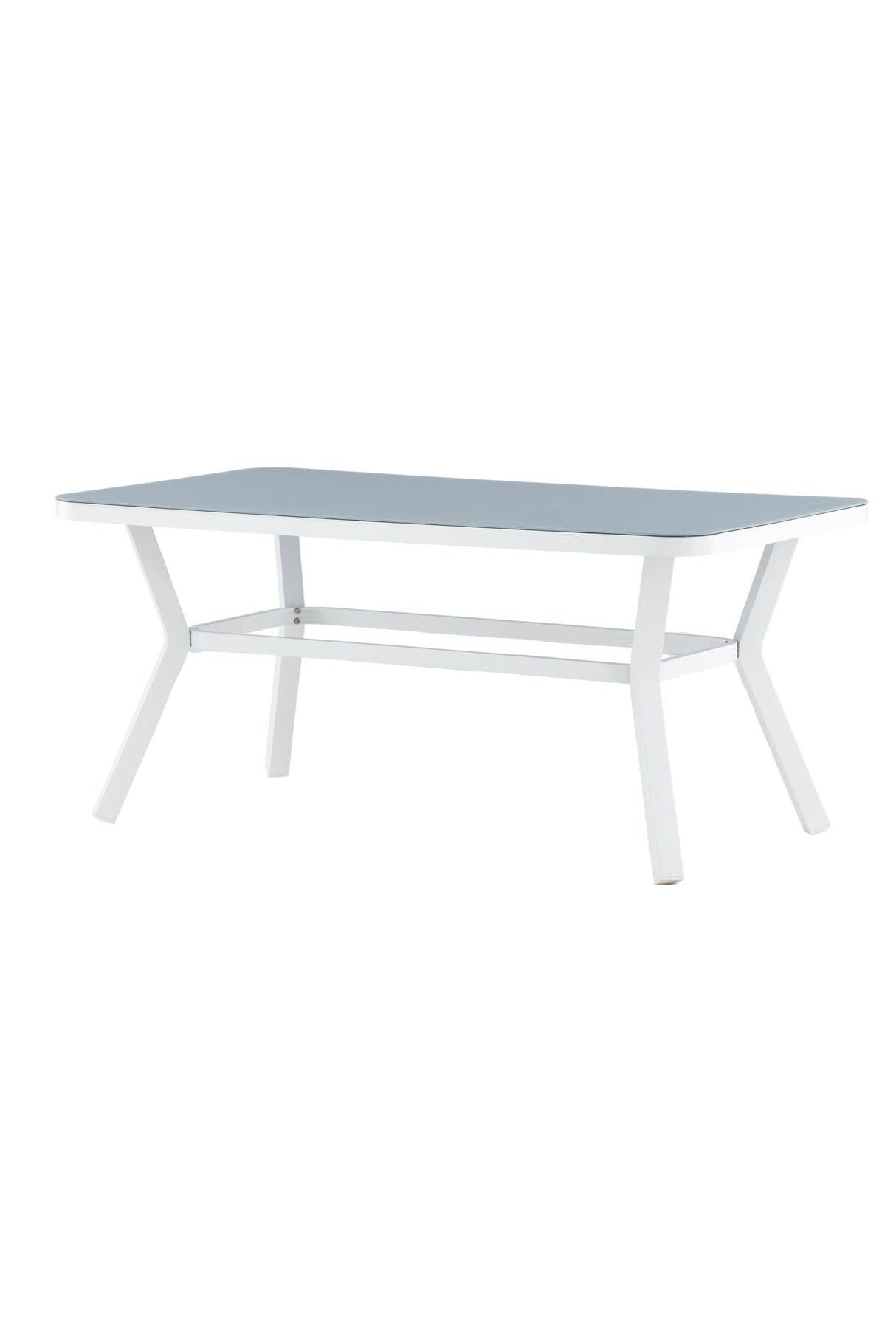 Virya Outdoor - Esstisch rechteckig - grau/Mattglas - Outdoor - Esstische (rechteckig) - ALVAHOME