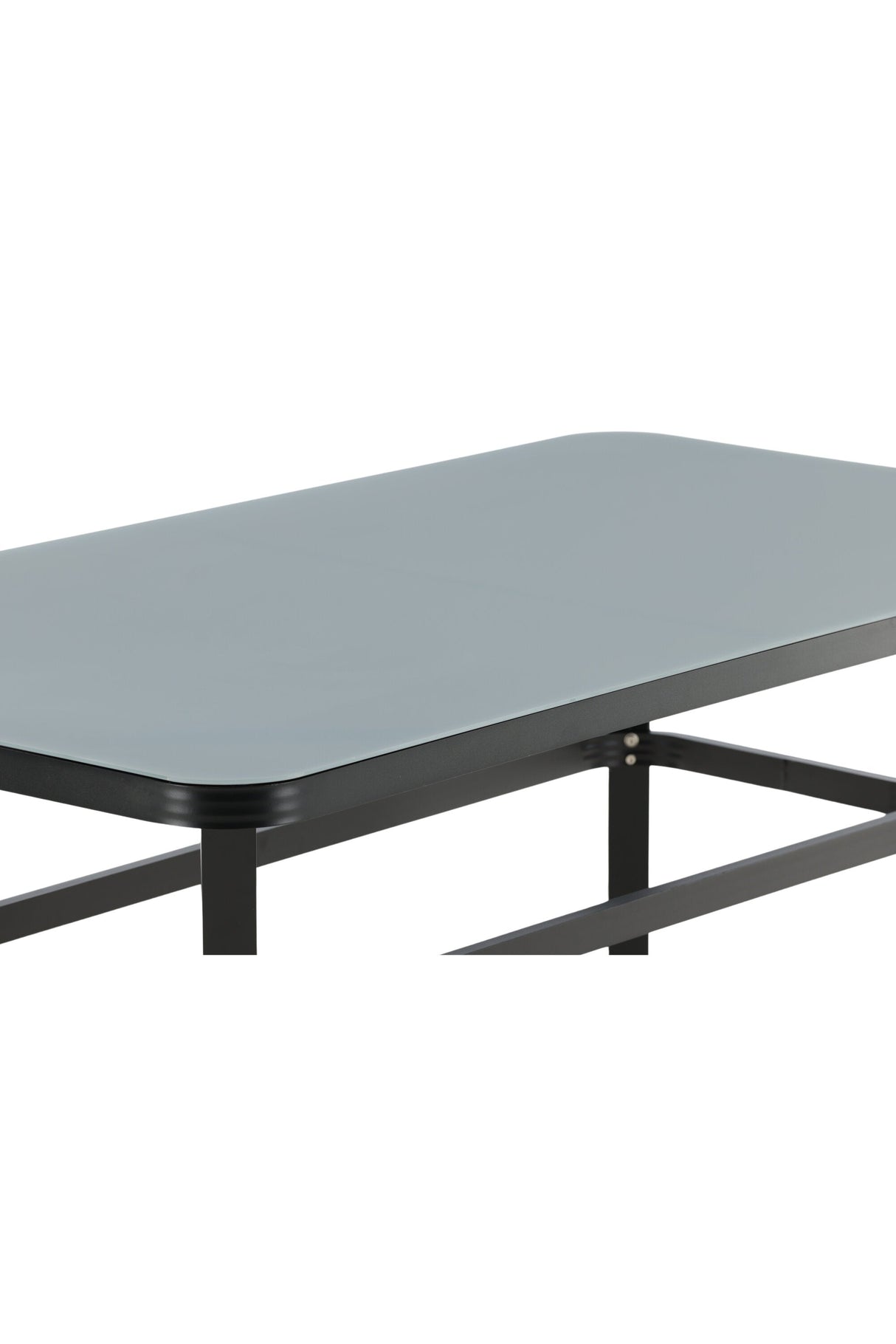 Virya Outdoor - Esstisch rechteckig - schwarz/Mattglas - Outdoor - Esstische (rechteckig) - ALVAHOME