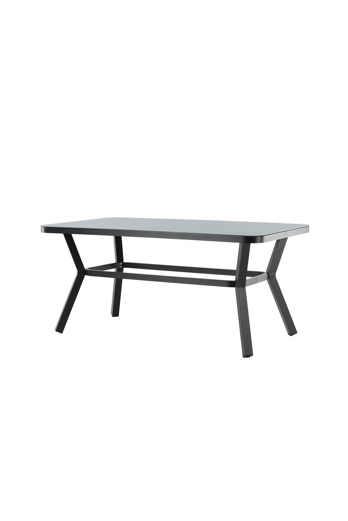 Virya Outdoor - Esstisch rechteckig - schwarz/Mattglas - Outdoor - Esstische (rechteckig) - ALVAHOME