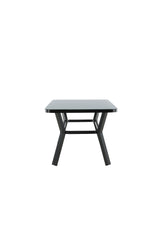 Virya Outdoor - Esstisch rechteckig - schwarz/Mattglas - Outdoor - Esstische (rechteckig) - ALVAHOME