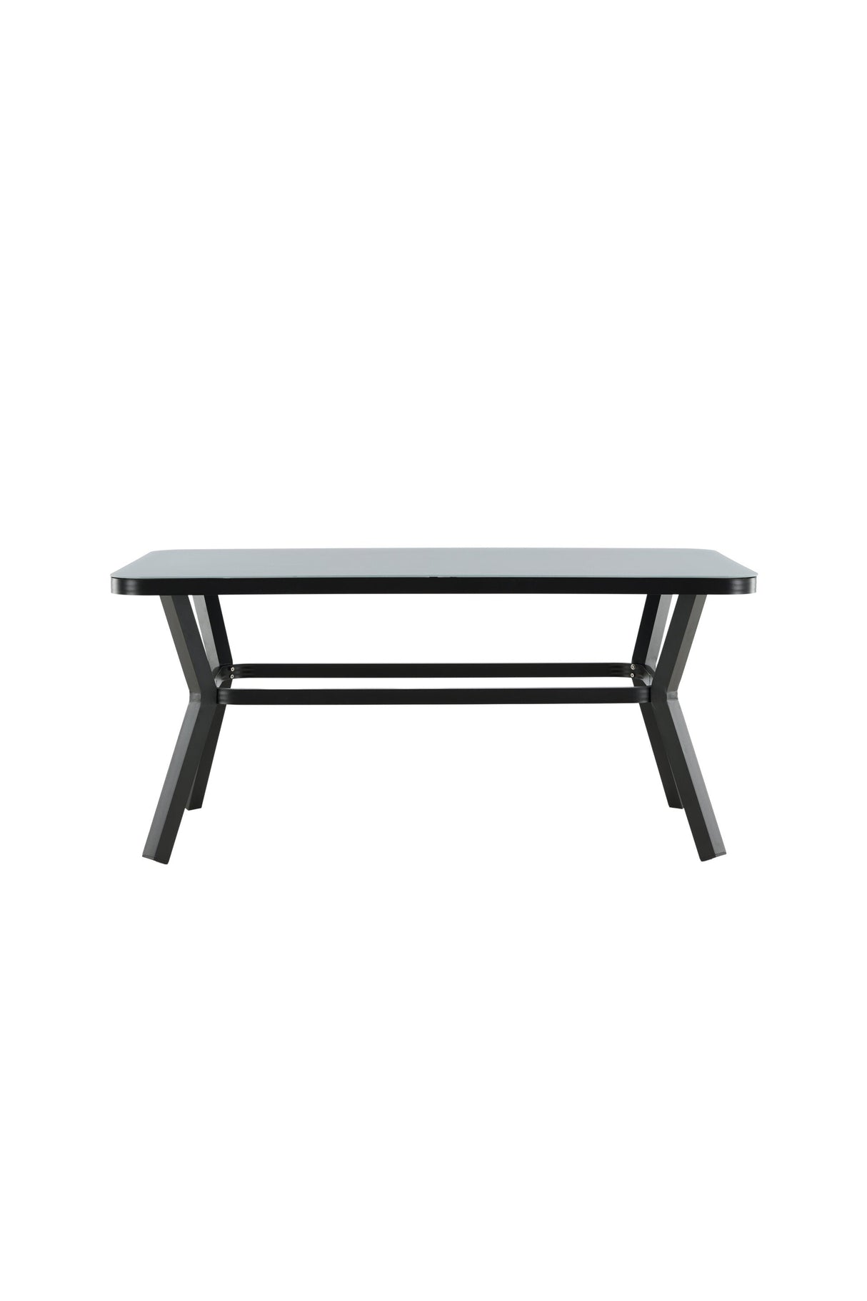 Virya Outdoor - Esstisch rechteckig - schwarz/Mattglas - Outdoor - Esstische (rechteckig) - ALVAHOME