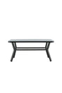 Virya Outdoor - Esstisch rechteckig - schwarz/Mattglas - Outdoor - Esstische (rechteckig) - ALVAHOME