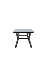 Virya Outdoor - Esstisch rechteckig - schwarz/Mattglas - Outdoor - Esstische (rechteckig) - ALVAHOME