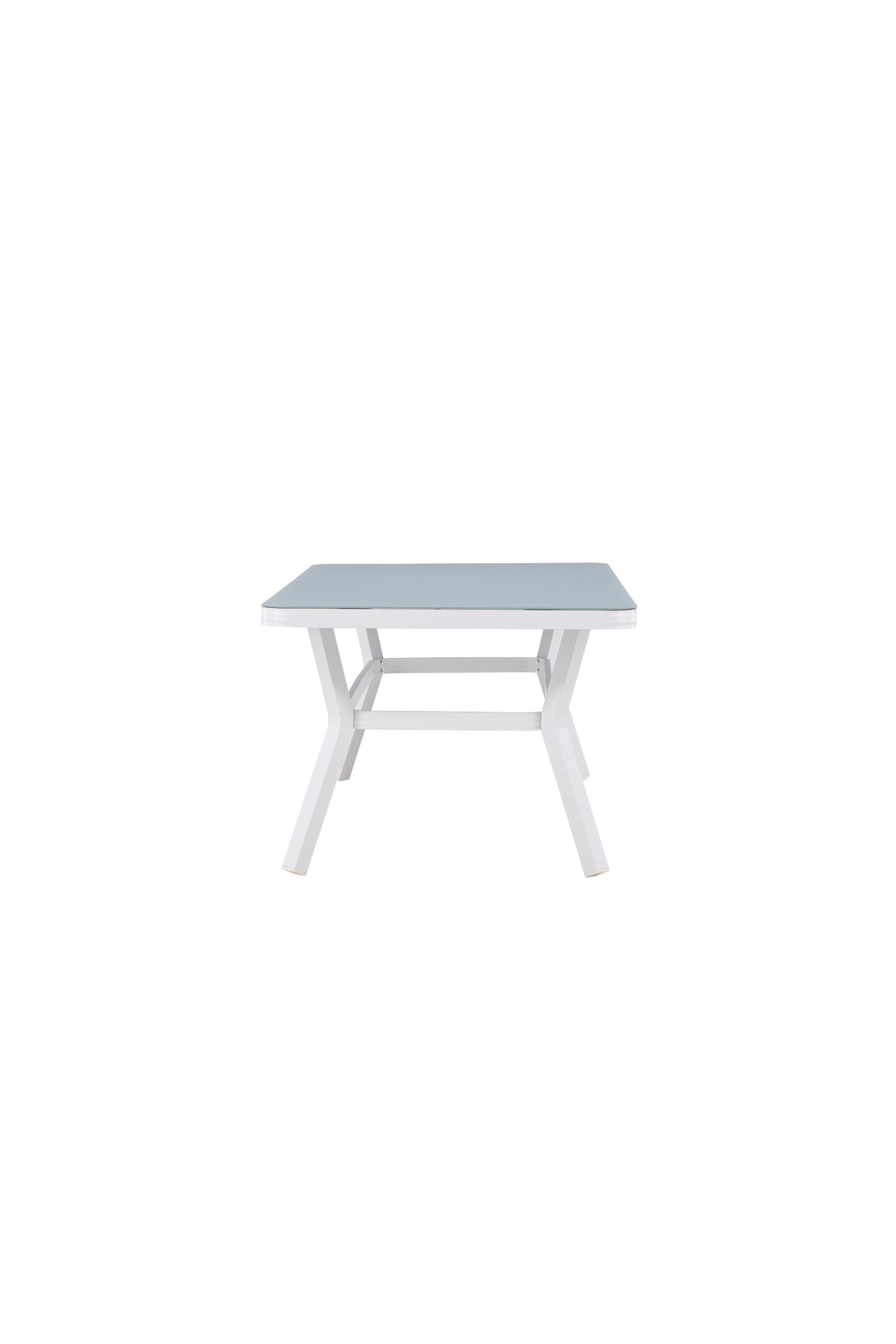 Virya Outdoor - Esstisch rechteckig - weiß/Mattglas - Outdoor - Esstische (rechteckig) - ALVAHOME