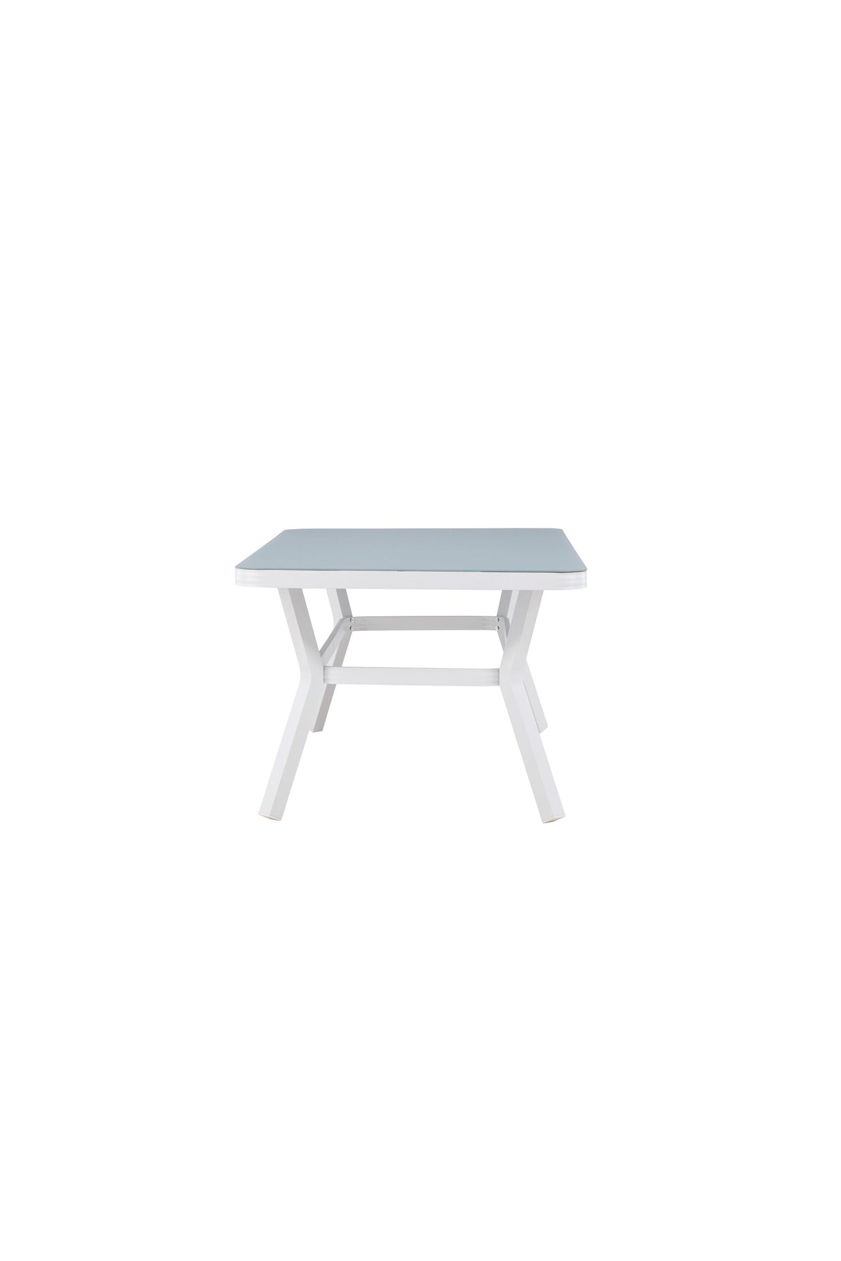 Virya Outdoor - Esstisch rechteckig - weiß/Mattglas - Outdoor - Esstische (rechteckig) - ALVAHOME