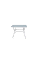 Virya Outdoor - Esstisch rechteckig - weiß/Mattglas - Outdoor - Esstische (rechteckig) - ALVAHOME