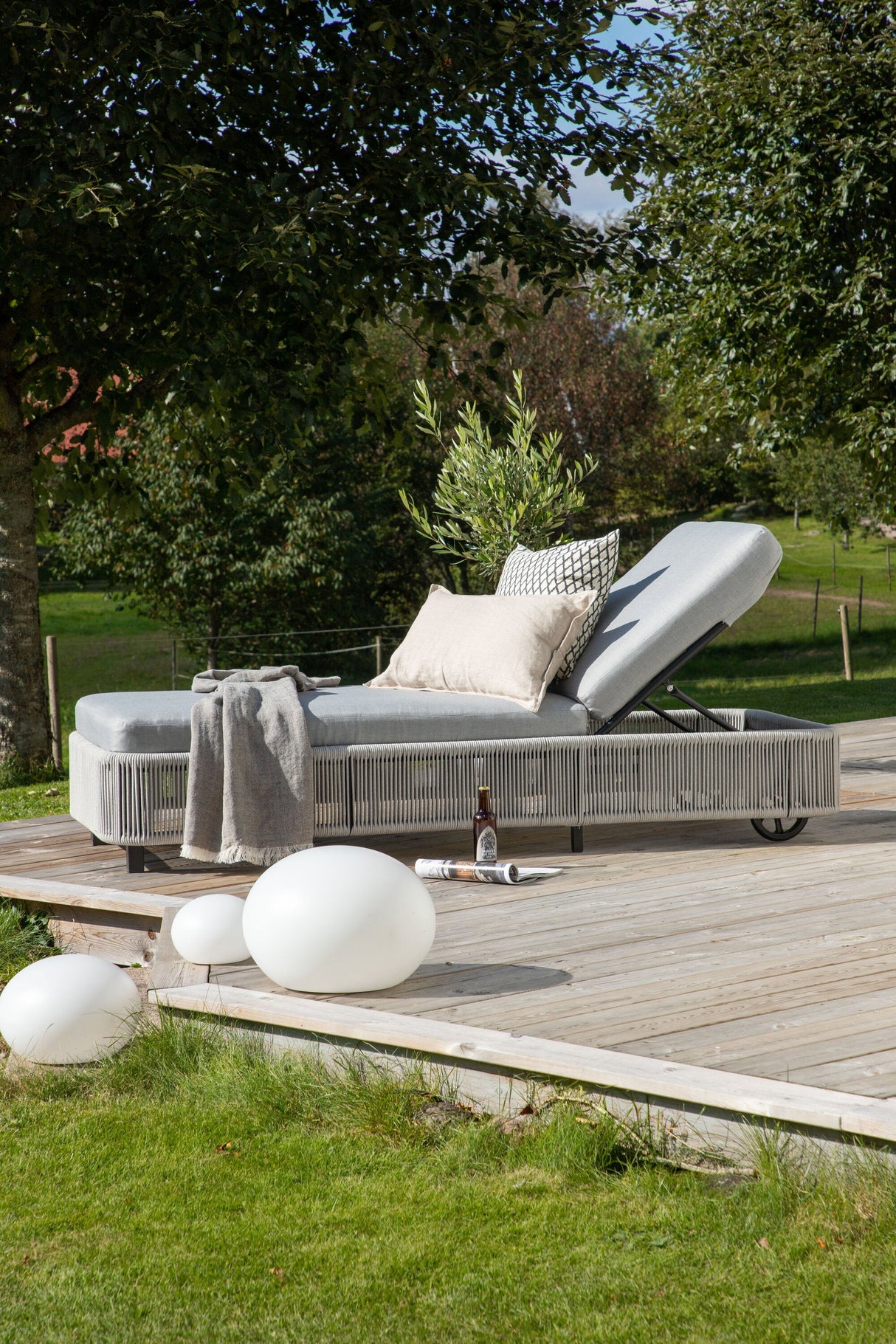 Virya Outdoor Sun - Lounge - grau/Aluminum - Outdoor Sun - Lounges - ALVAHOME