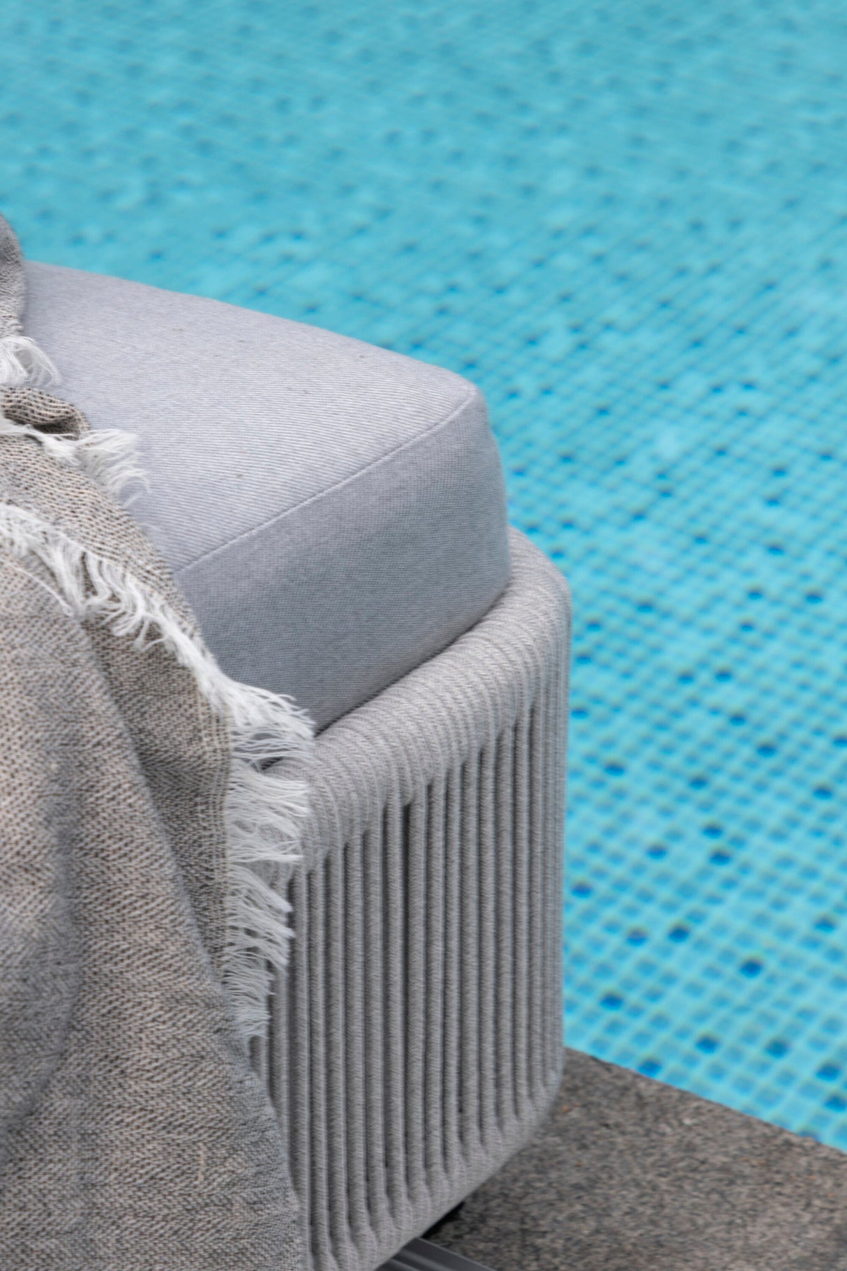 Virya Outdoor Sun - Lounge - grau/Rope - Outdoor Sun - Lounges - ALVAHOME