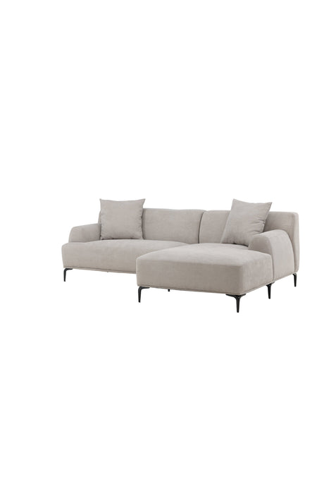 Viskan 3 - Sitzer Sofa - hellgrau/Stoff - 3 - Sitzer Sofas - ALVAHOME