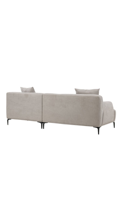 Viskan 3 - Sitzer Sofa - hellgrau/Stoff - 3 - Sitzer Sofas - ALVAHOME