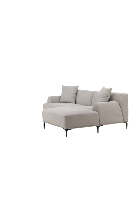 Viskan 3 - Sitzer Sofa - hellgrau/Stoff - 3 - Sitzer Sofas - ALVAHOME
