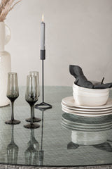Volta Outdoor - Esstisch rund - grau/Weidengeflecht - Outdoor - Esstische (rund) - ALVAHOME