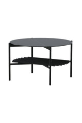 Von Staf Couchtisch - schwarz/Glas - Couchtische - ALVAHOME