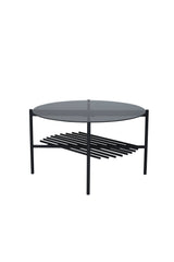 Von Staf Couchtisch - schwarz/Glas - Couchtische - ALVAHOME