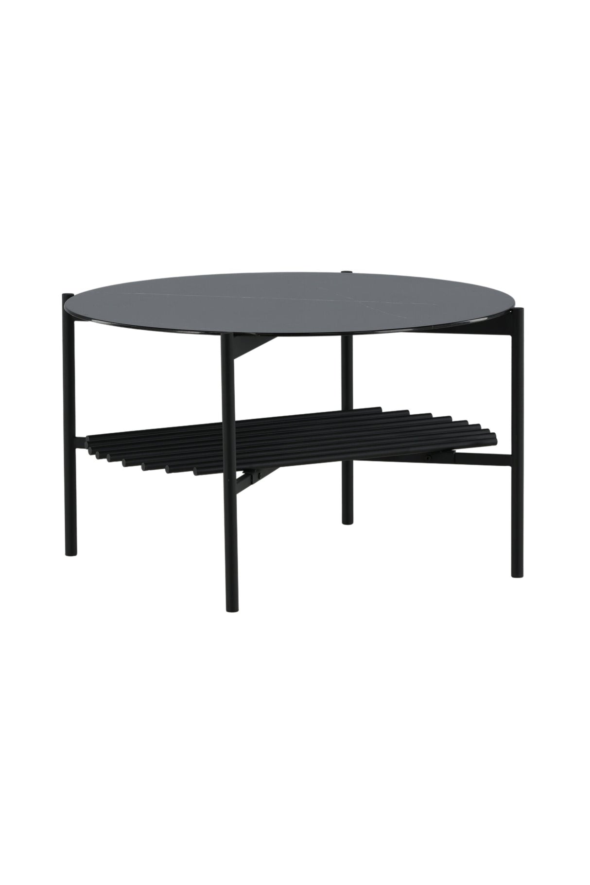Von Staf Couchtisch - schwarz/Glas - Couchtische - ALVAHOME