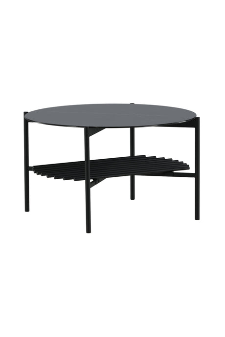 Von Staf Couchtisch - schwarz/Glas - Couchtische - ALVAHOME